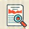 Icon representing a document or study