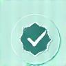 Icon representing completion or success